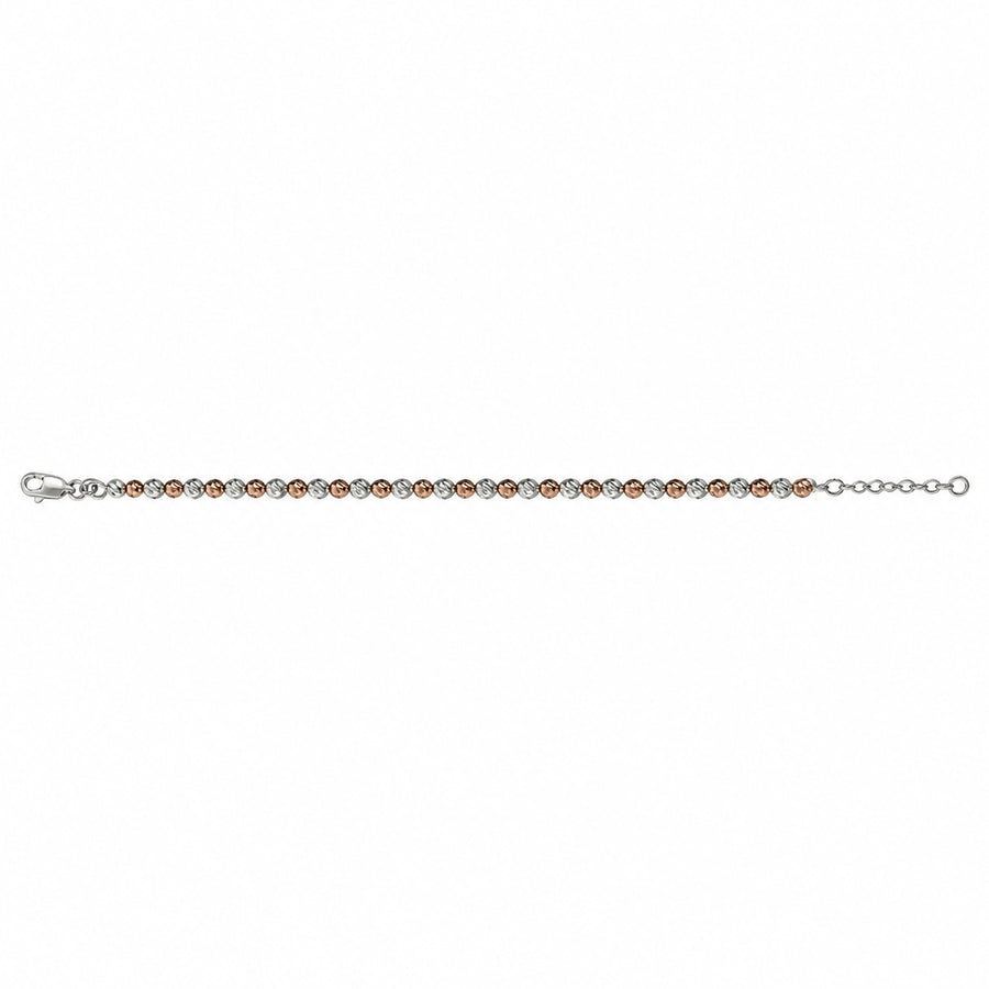 Veyra Two-Tone Bead Bracelet