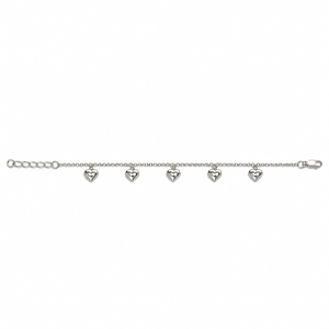 Amorette Heart Charm Bracelet