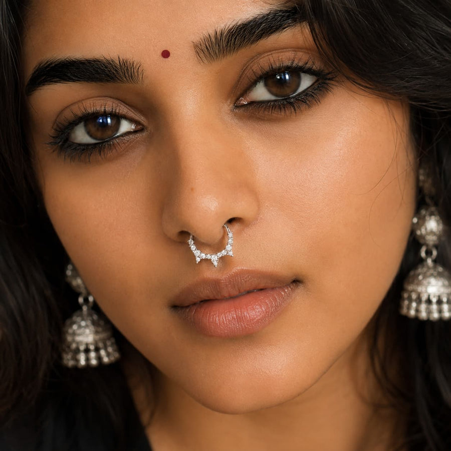 Silver Tide Septum Ring