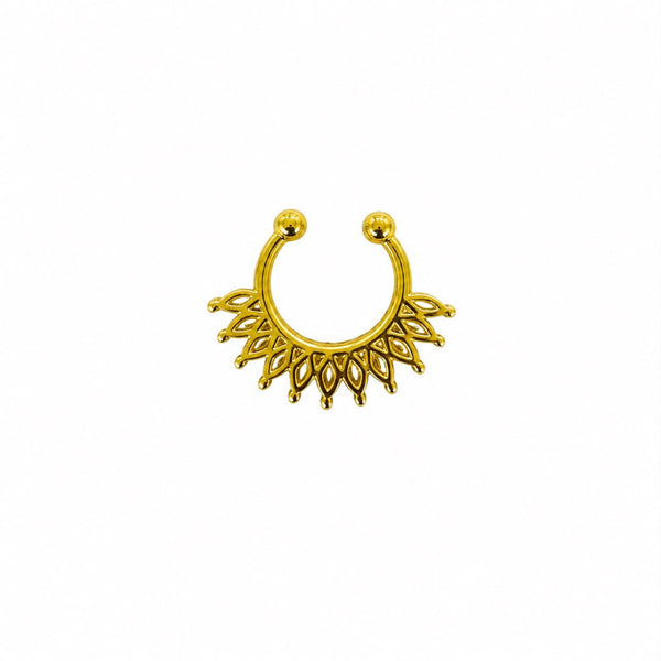 Sunlit Arc Septum Ring