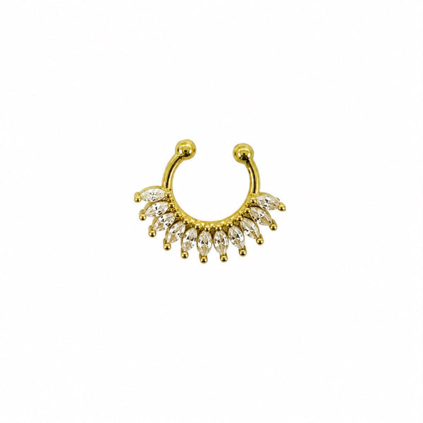 Sunlit Arc Septum Ring
