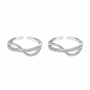 Elara Twist Toe Ring