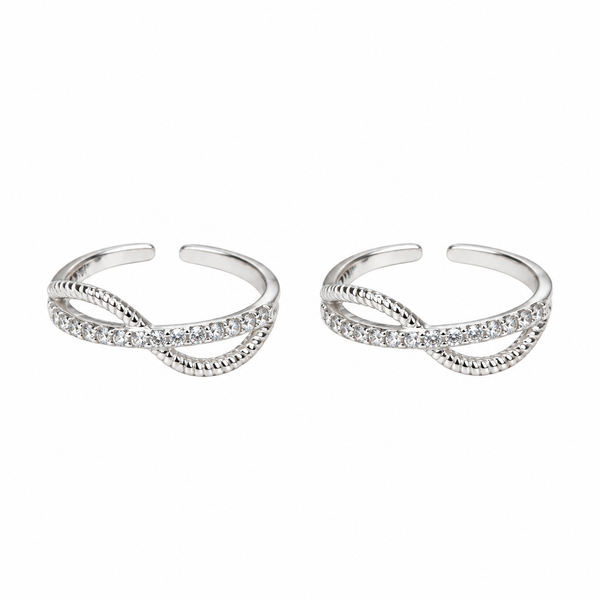 Elara Twist Toe Ring