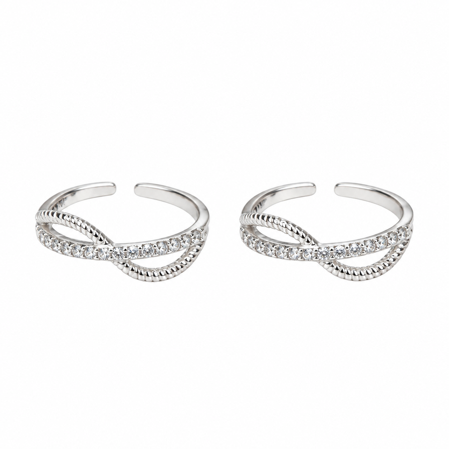Elara Twist Toe Ring