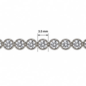 3.5 mm Tennis Bracelet