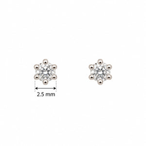 CZ Stud - 2.5mm