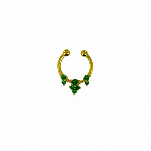 Emerald Meadow Septum Ring