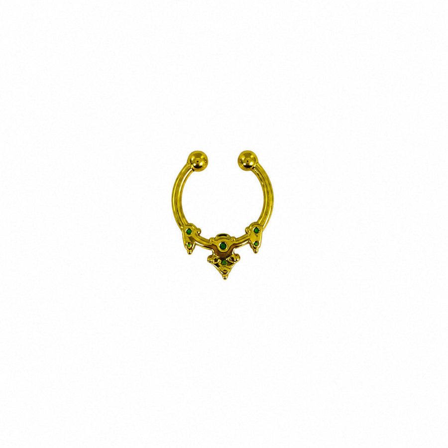 Emerald Meadow Septum Ring