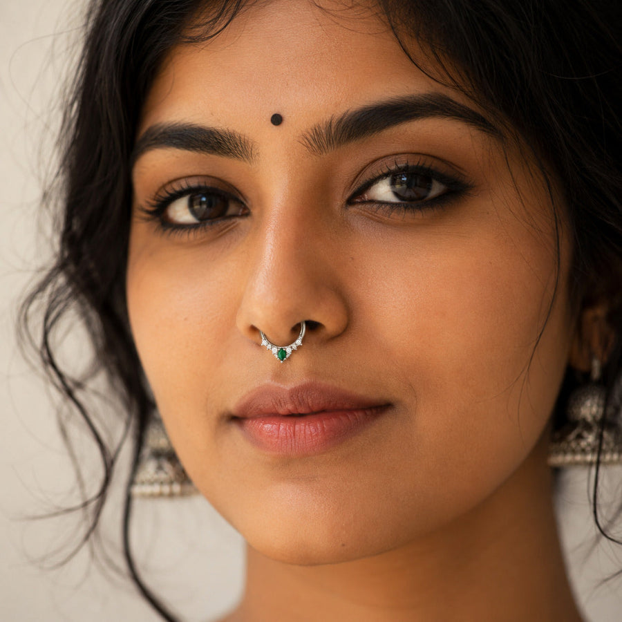 Moss and Moon Septum Ring